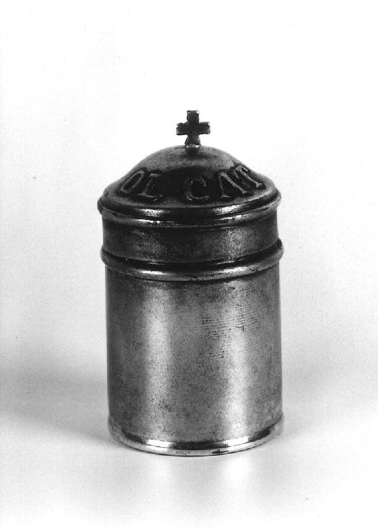 vasetti per oli santi, elemento d'insieme - ambito parmense (sec. XIX)