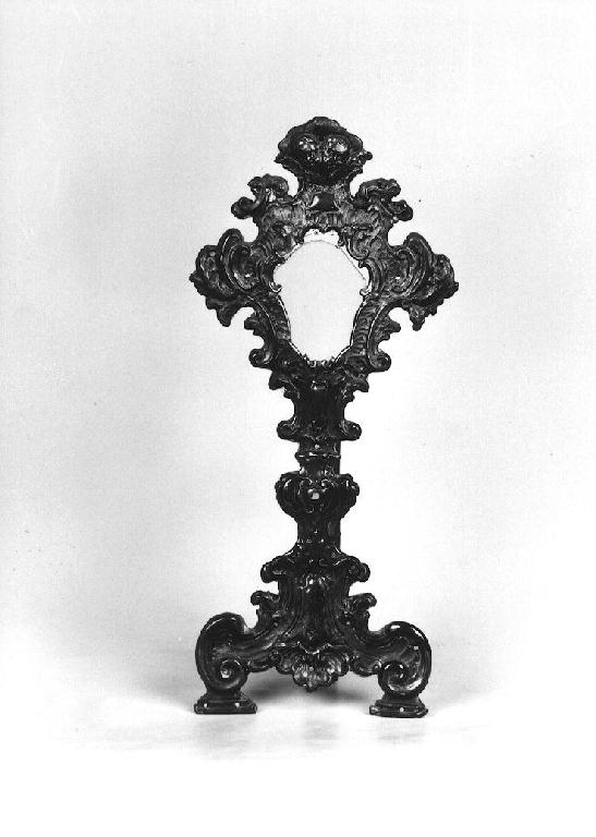 reliquiario - a ostensorio - ambito parmense (seconda metà sec. XVIII)