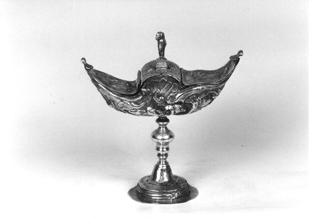 navicella portaincenso - ambito parmense (sec. XVIII)