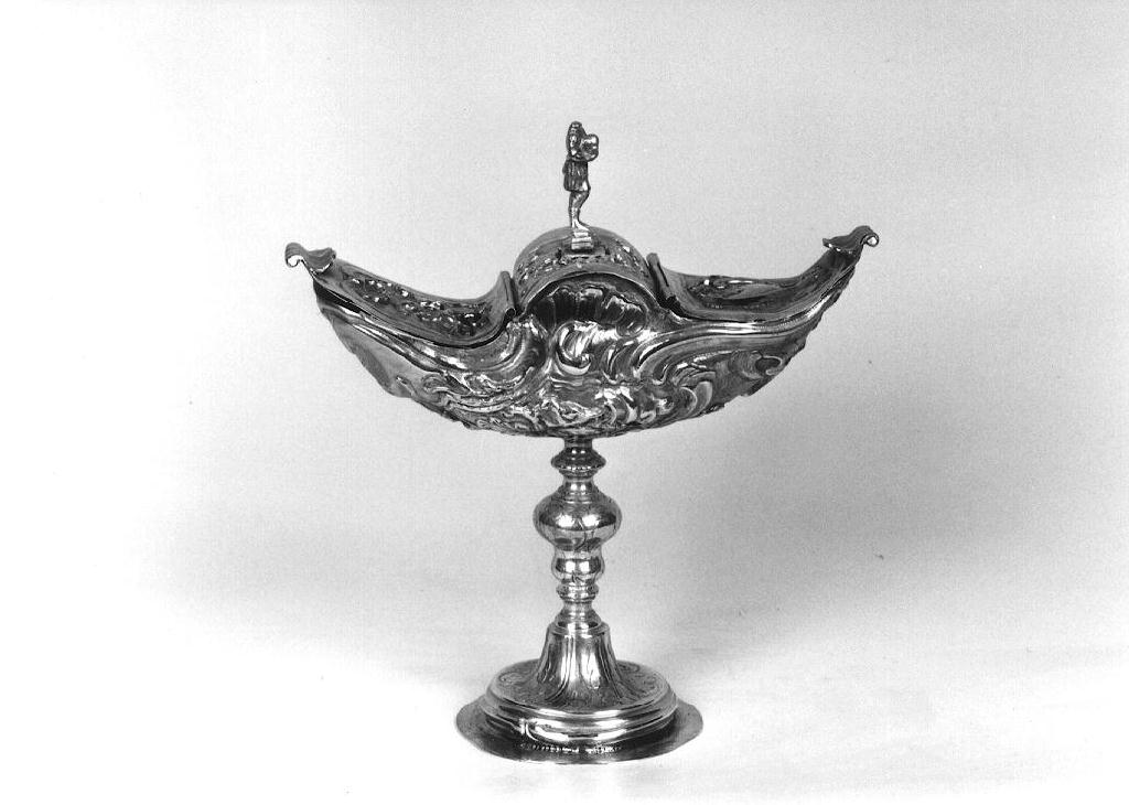 navicella portaincenso - ambito parmense (sec. XVIII)