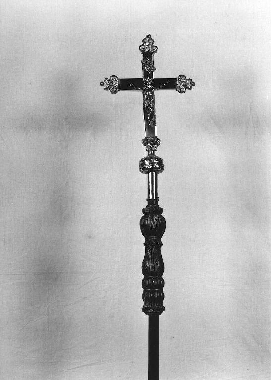 croce processionale - ambito parmense (sec. XVIII)