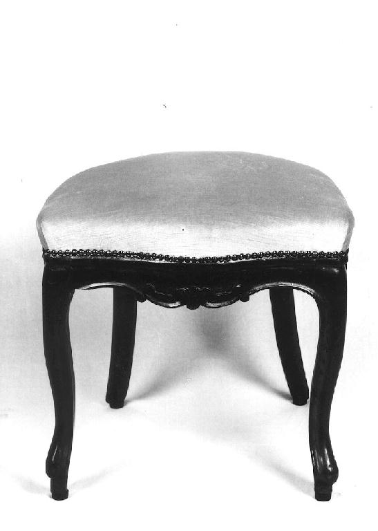 sgabello, serie - ambito parmense (sec. XIX)