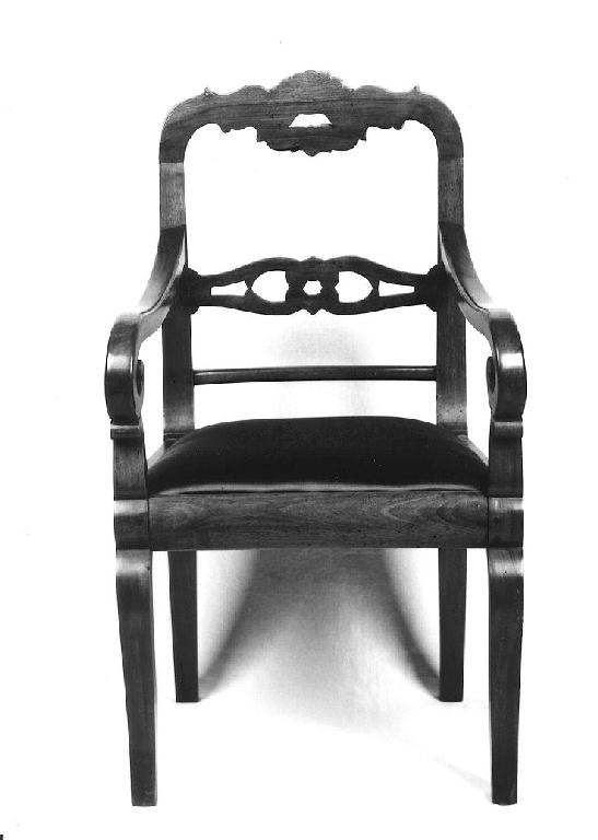 poltrona - ambito parmense (sec. XIX)