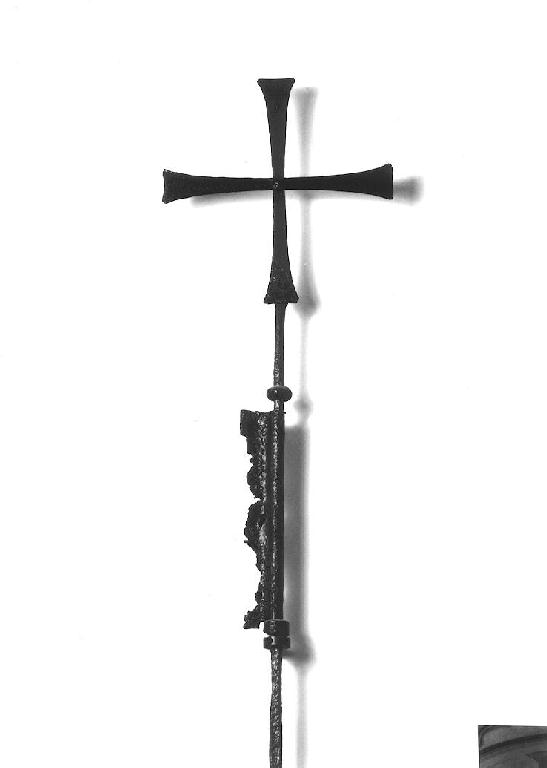 croce processionale - ambito Italia settentrionale (sec. XII)