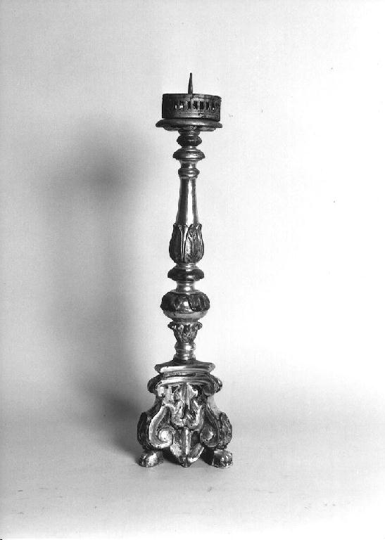 candeliere d'altare, serie - ambito parmense (ultimo quarto sec. XVIII)