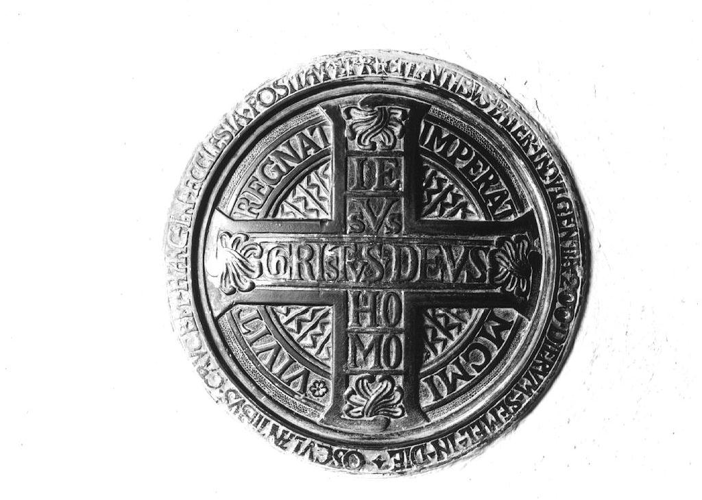 tondo indulgenziale - produzione italiana (sec. XX)