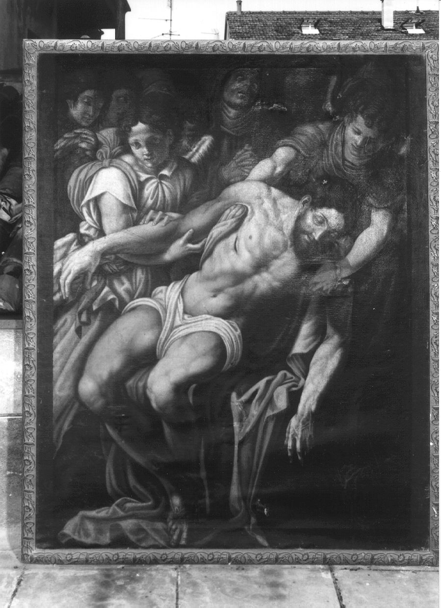 Deposizione di Cristo (dipinto) di Campi Vincenzo (sec. XVI)