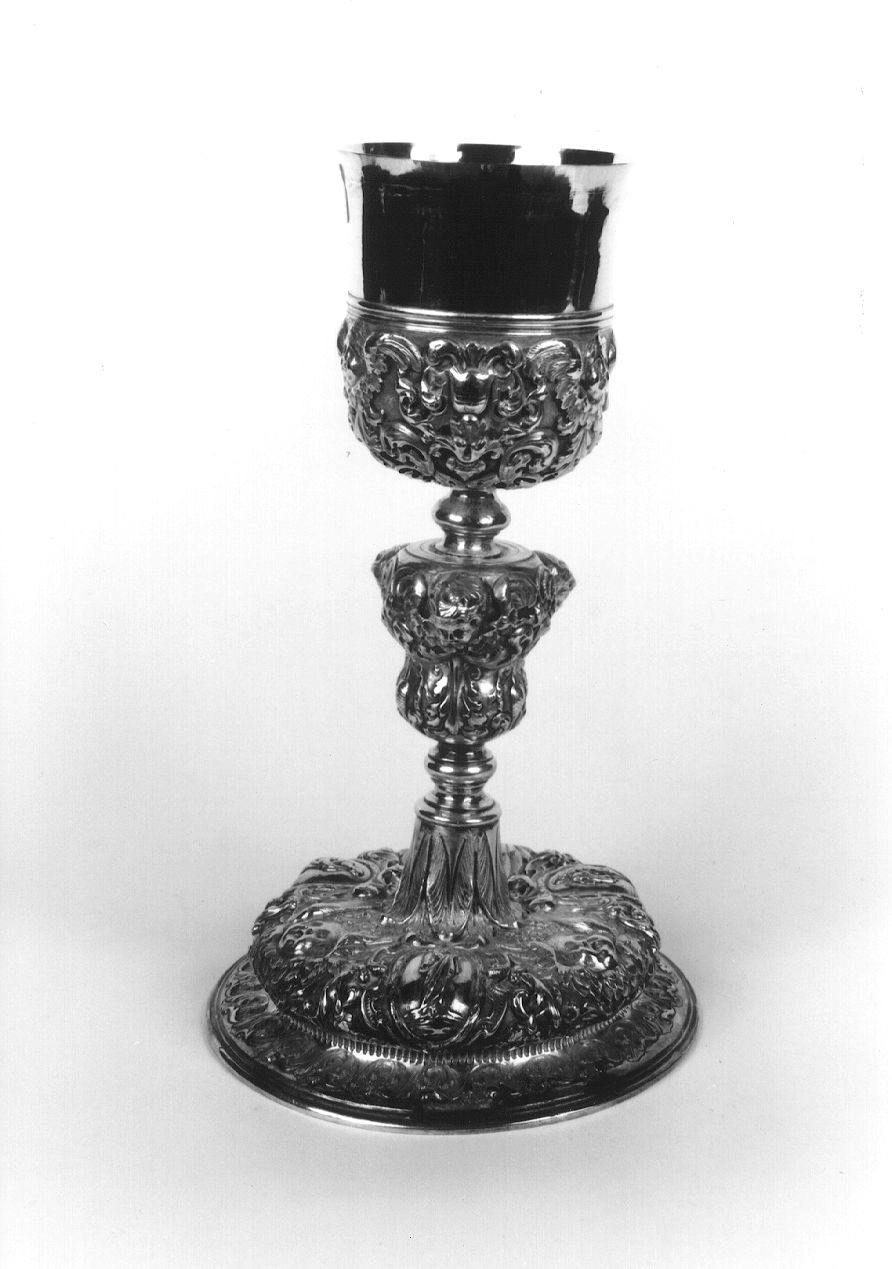 calice - ambito parmense (metà sec. XVIII)