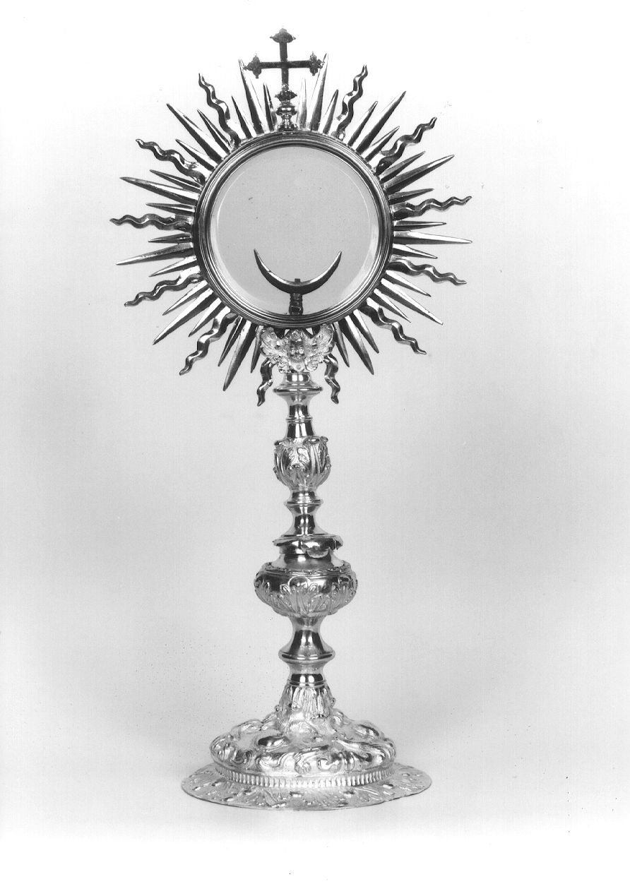 ostensorio - ambito parmense (ultimo quarto sec. XIX)