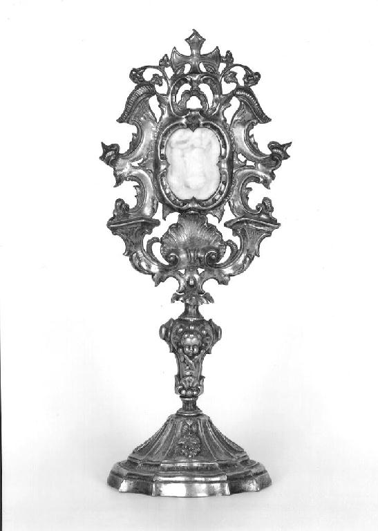 reliquiario - ambito emiliano (prima metà sec. XVIII)