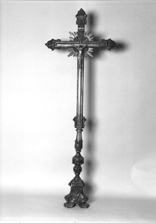 croce d'altare - ambito emiliano (seconda metà sec. XVIII)