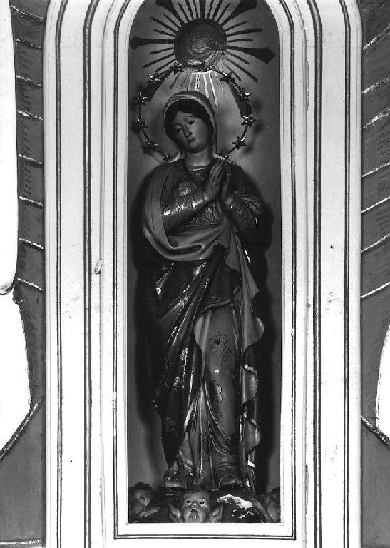 Madonna Immacolata (statua) di Borella Domenico (metà sec. XIX)