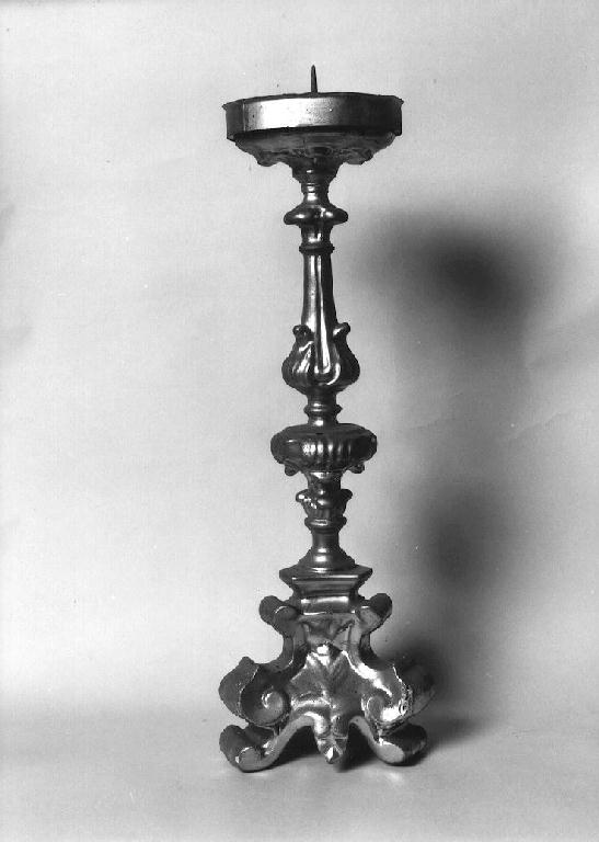 candeliere d'altare, serie - ambito parmense (terzo quarto sec. XVIII)