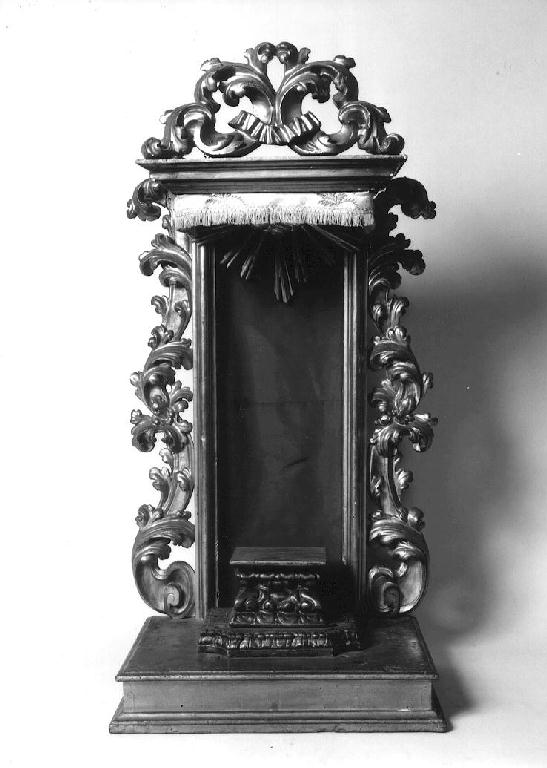 tronetto per esposizione eucaristica - ambito parmense (secc. XVII/ XVIII)