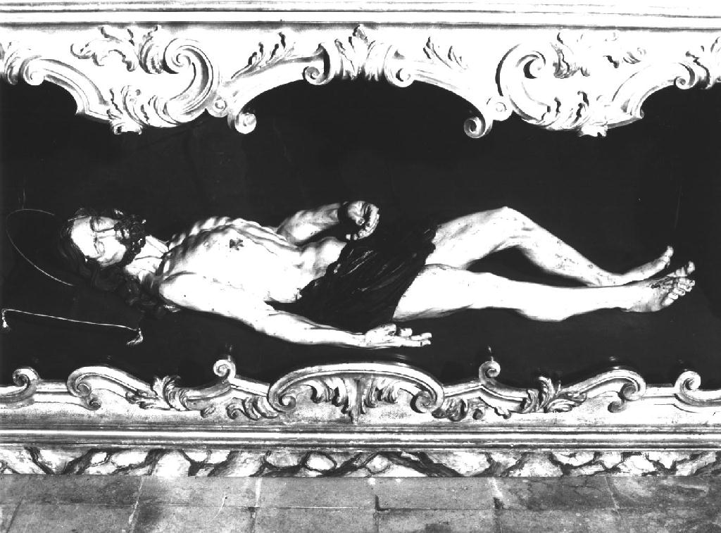 Cristo morto (statua, opera isolata) - ambito parmense (sec. XVII)