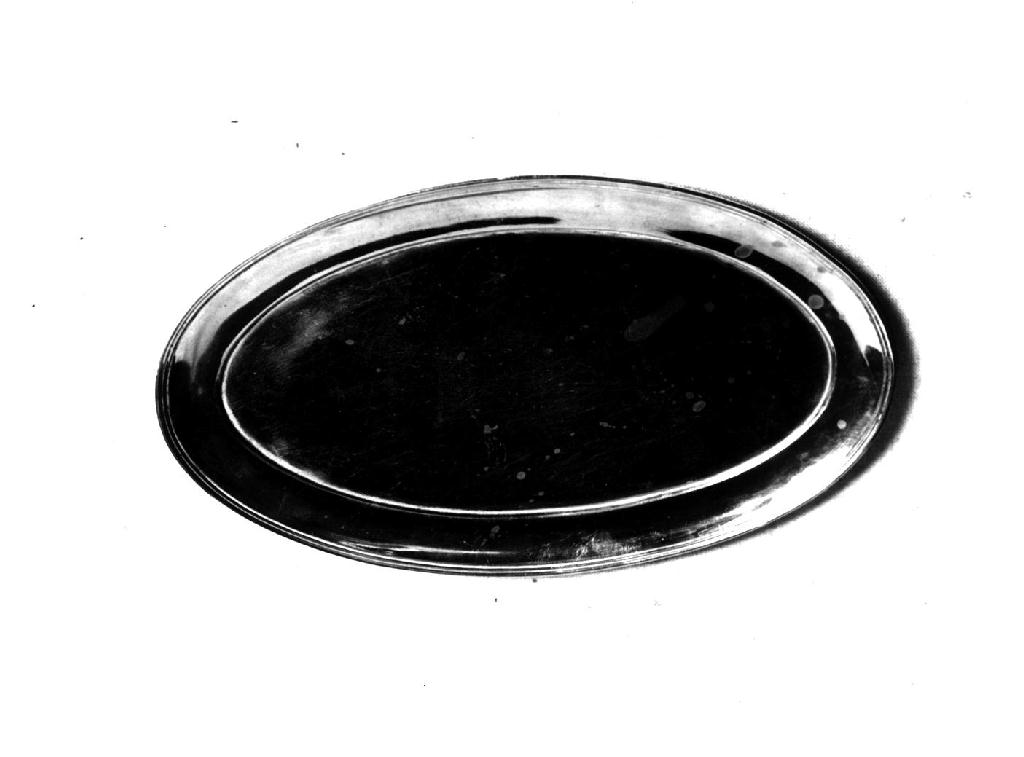 piattino da comunione di Vernazzi Luigi (sec. XIX)