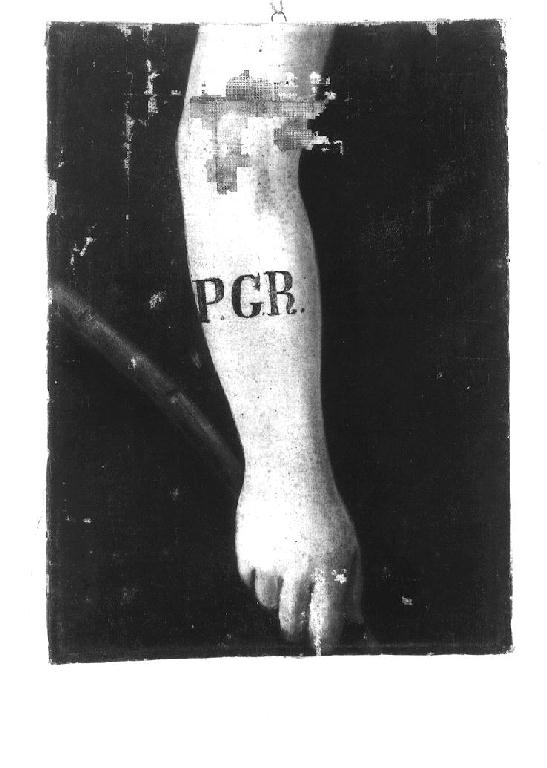 braccio (ex voto dipinto) - ambito parmense (sec. XIX)