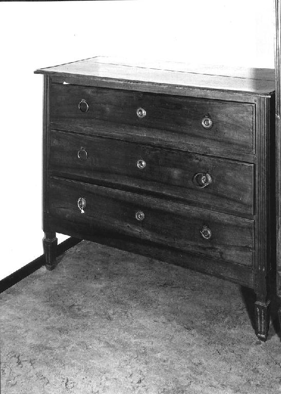 cassettone - ambito parmense (ultimo quarto sec. XVIII)