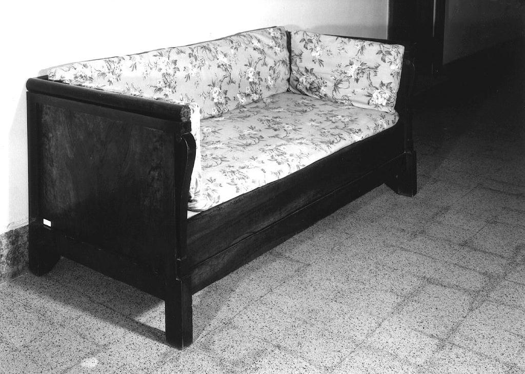 divano - ambito parmense (seconda metà sec. XIX)