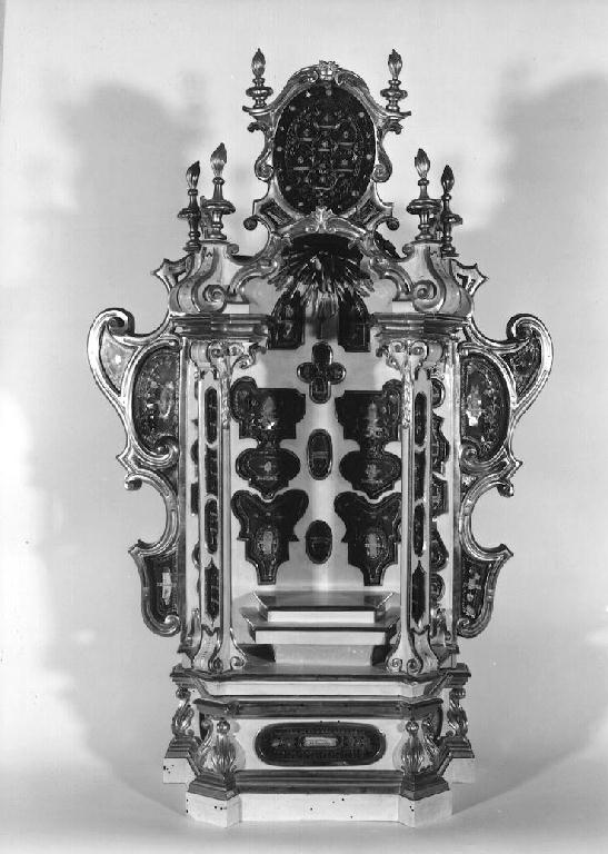 reliquiario - ambito emiliano (seconda metà sec. XVIII)