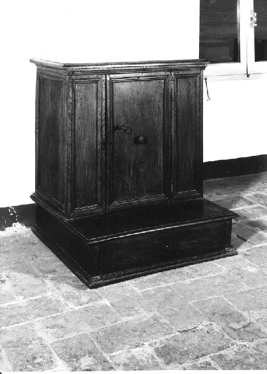 inginocchiatoio - ambito emiliano (sec. XVII)