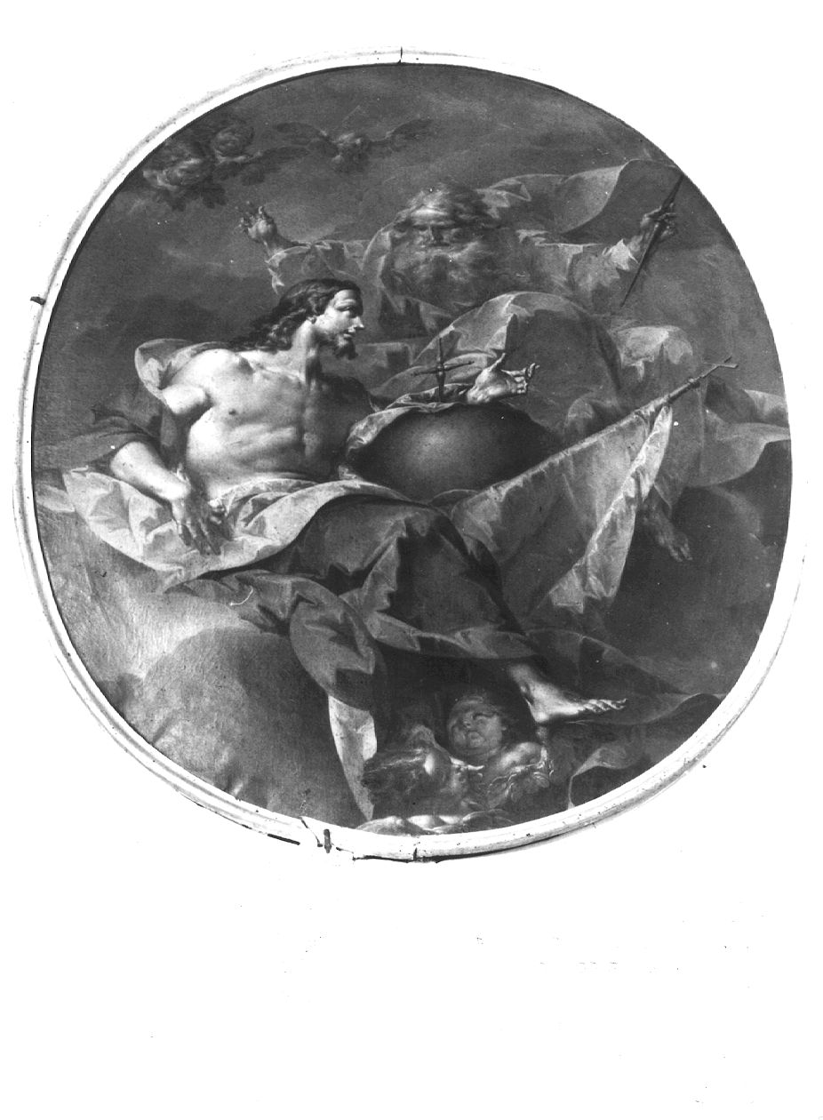Trinità (dipinto, elemento d'insieme) di Galeotti Sebastiano (sec. XVIII)