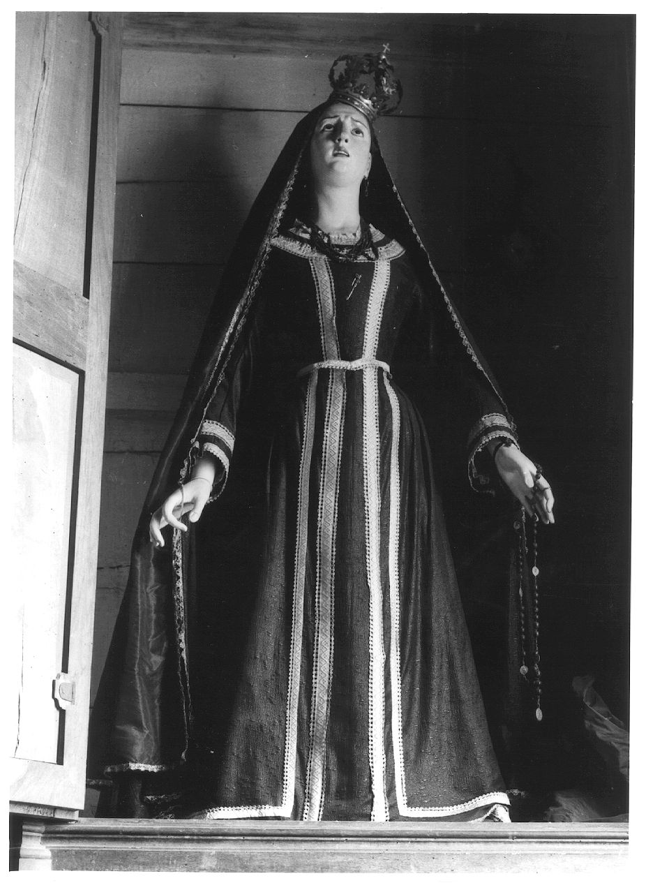 Madonna Addolorata (statua) - ambito Italia settentrionale (seconda metà sec. XIX)