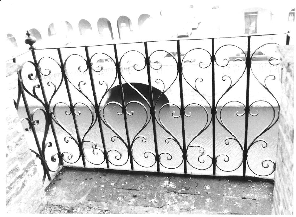 ringhiera - ambito emiliano (fine/inizio secc. XVII/ XVIII)