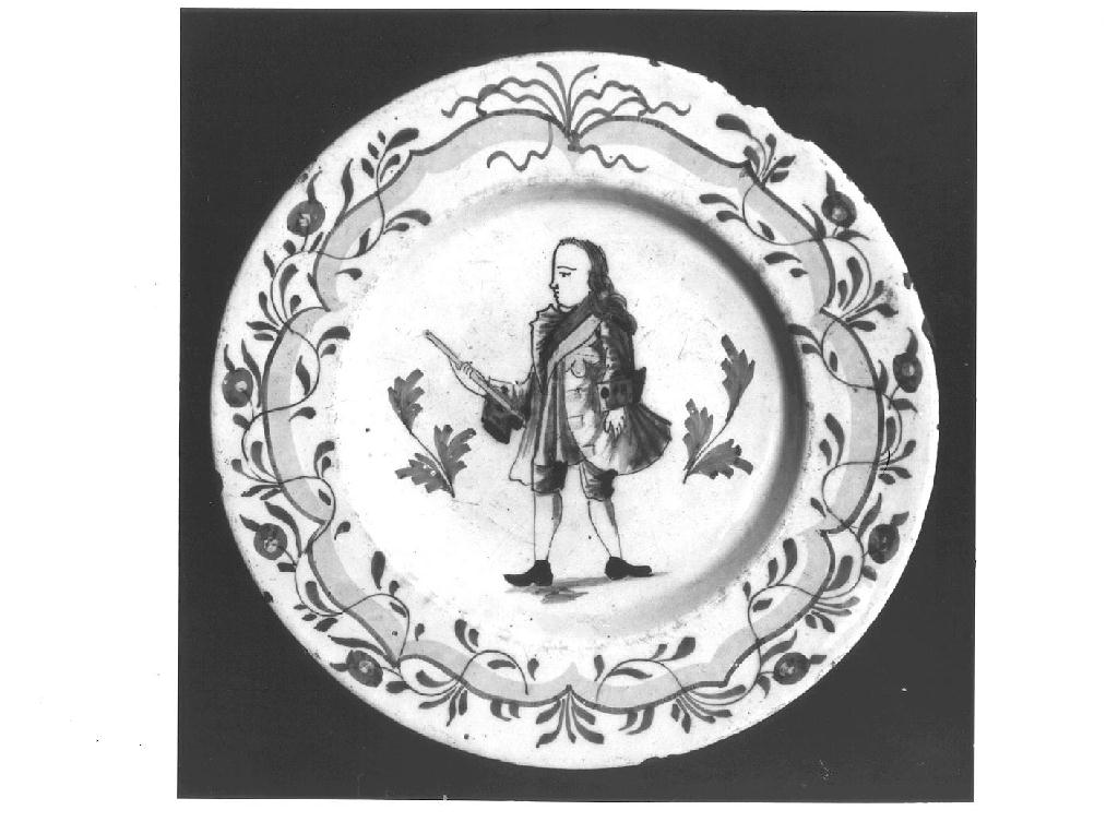 piatto - manifattura parmense (seconda metà sec. XVIII)