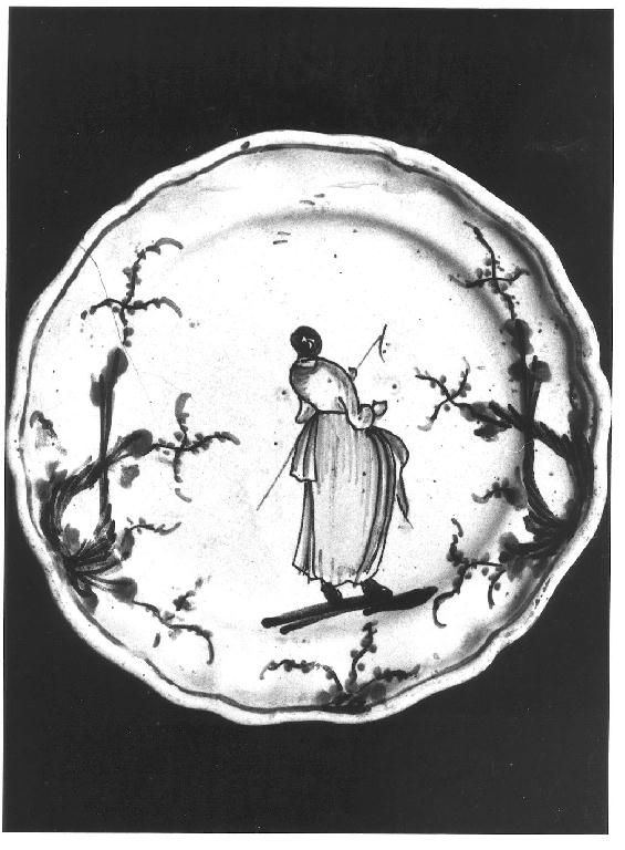 piatto - manifattura parmense (seconda metà sec. XVIII)