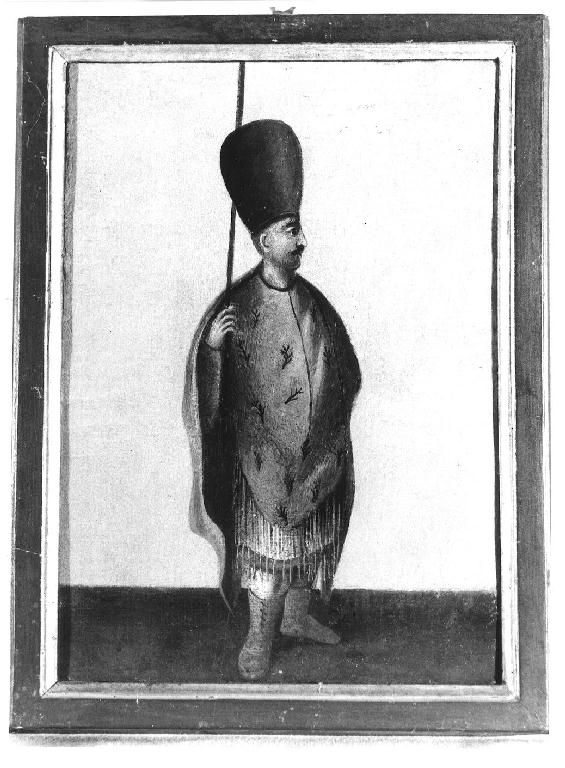 personaggi abbigliati con costumi orientali (dipinto, serie) - ambito francese (seconda metà sec. XVIII)