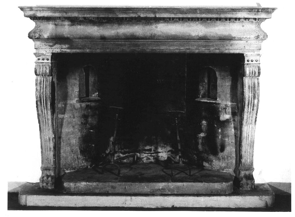 mostra di camino - ambito veneto (metà sec. XVI)