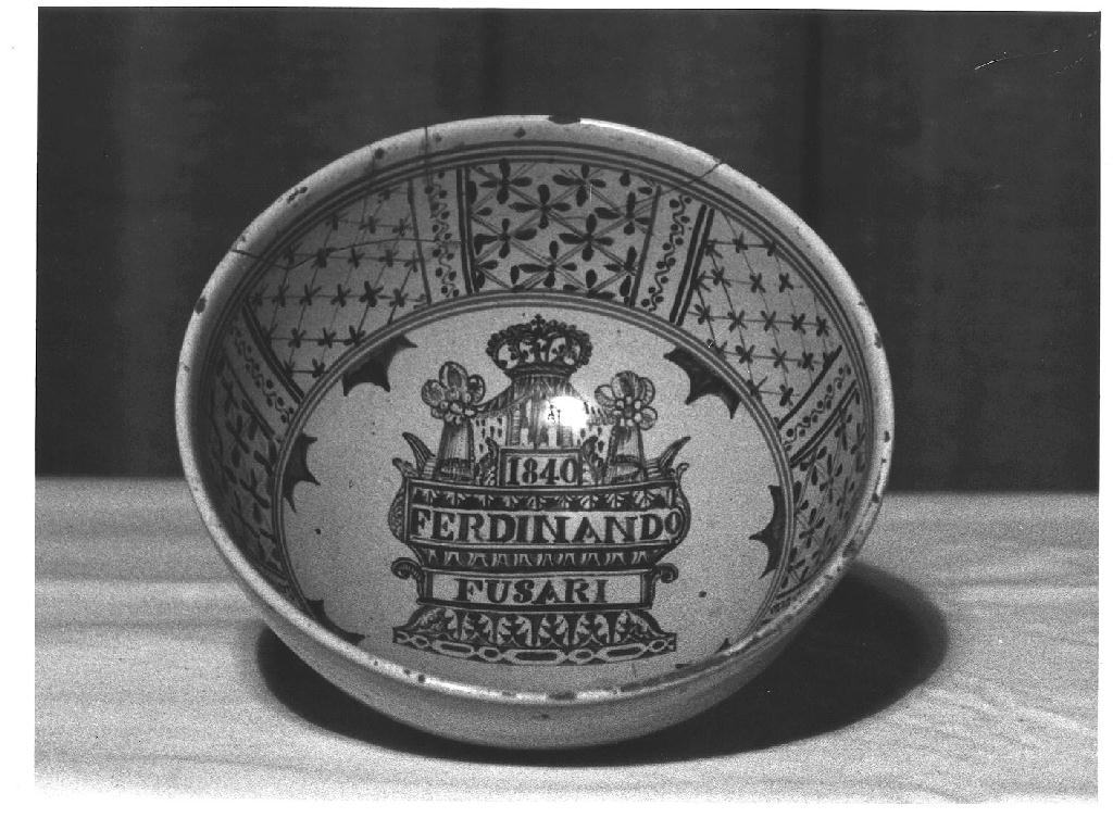 ciotola - produzione parmense (sec. XIX)