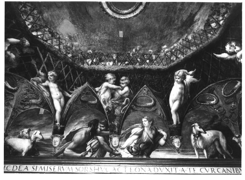 Diana e le ninfe sorprese da Atteone (dipinto) di Mazzola Francesco detto Parmigianino (sec. XVI)