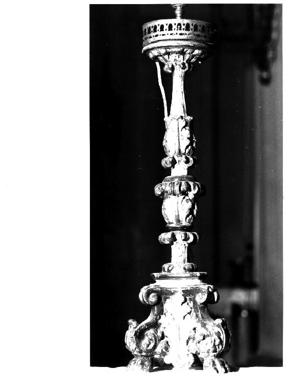 candeliere, serie - ambito parmense (prima metà sec. XVIII)