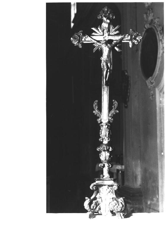 croce d'altare - ambito parmense (prima metà sec. XVIII)