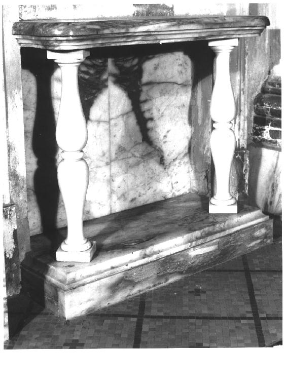 credenza d'altare, serie - ambito emiliano (prima metà sec. XX)