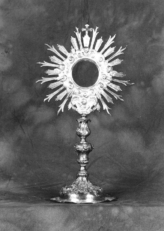 ostensorio - ambito emiliano (secc. XVIII/ XIX)