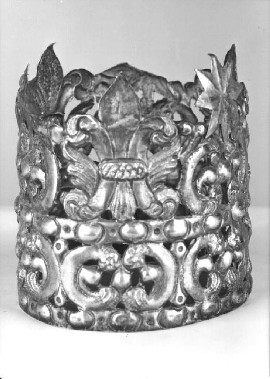 corona da statua, serie - ambito emiliano (sec. XVIII)