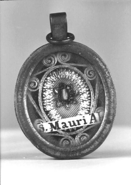 reliquiario a capsula - ambito parmense (sec. XIX)