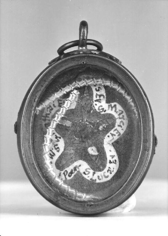 reliquiario a capsula - ambito parmense (sec. XIX)