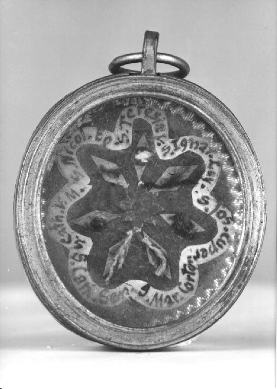 reliquiario a capsula - ambito parmense (sec. XIX)