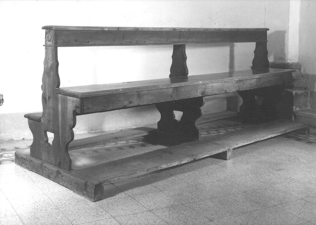 banco da chiesa, serie - ambito parmense (sec. XIX)