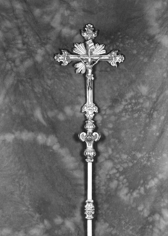 croce processionale - ambito parmense (sec. XVIII)