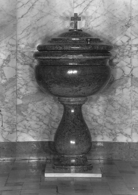fonte battesimale - ambito parmense (sec. XX)