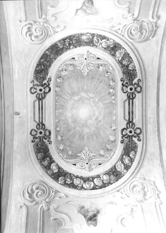 motivi decorativi geometrici e vegetali (decorazione pittorica) - ambito parmense (prima metà sec. XX)