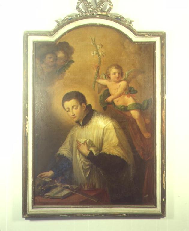 San Luigi Gonzaga (dipinto) di Vigotti Luigi (maniera) - ambito parmense (prima metà sec. XIX)