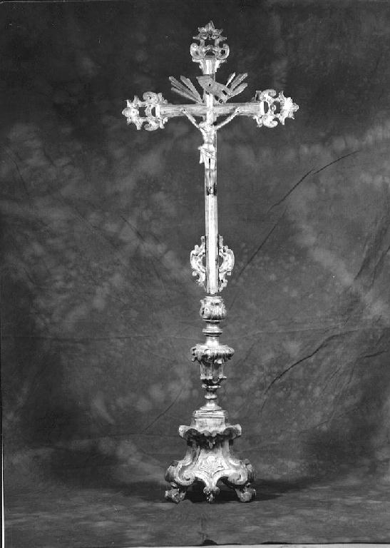 croce d'altare - ambito emiliano (seconda metà sec. XVIII)
