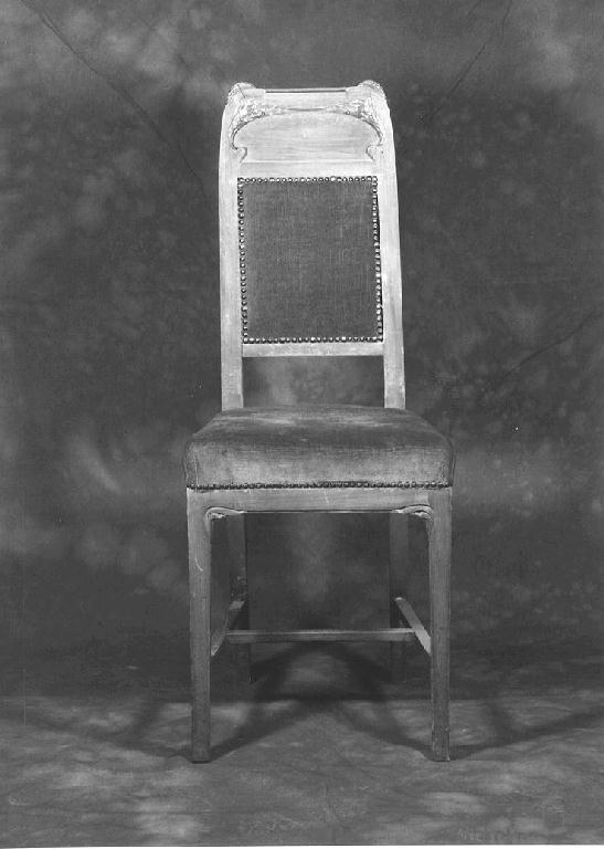 sedia, serie - ambito emiliano (primo quarto sec. XX)