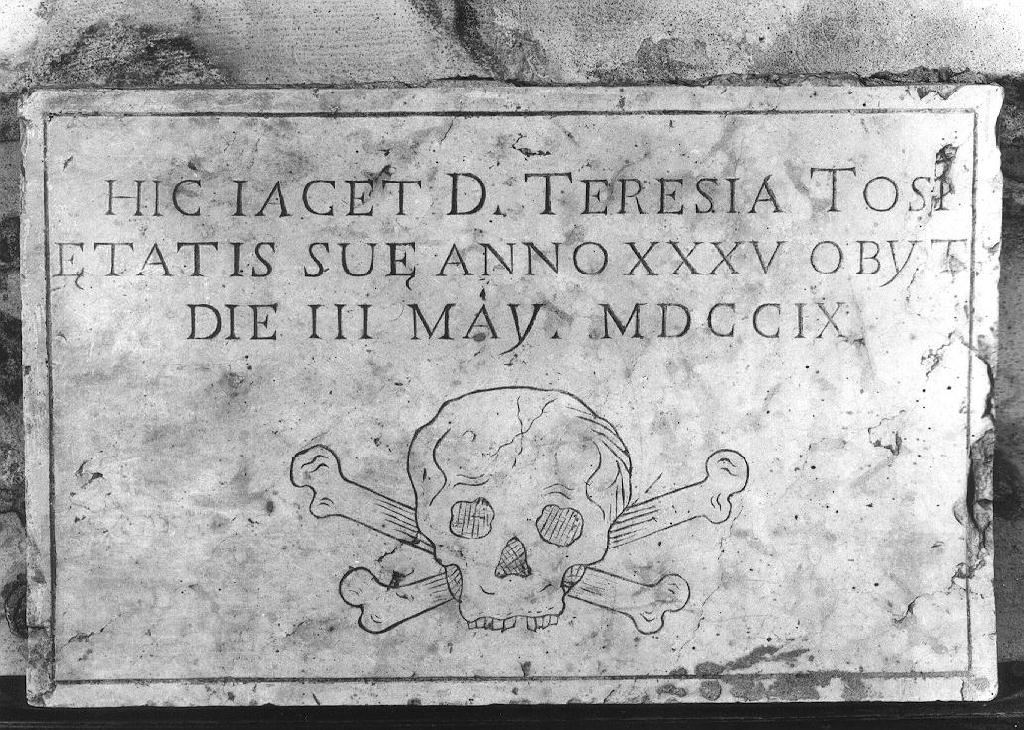 lapide, frammento - ambito parmense (ultimo quarto sec. XV)